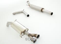 FMS 70 mm sports exhaust system Peugeot RCZ from 2010 1.6l turbo for original aperture