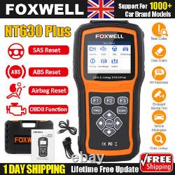FOXWELL OBD2 Scanner Code Reader Car Diagnostic Tool Engine ABS SRS SAS Reset UK